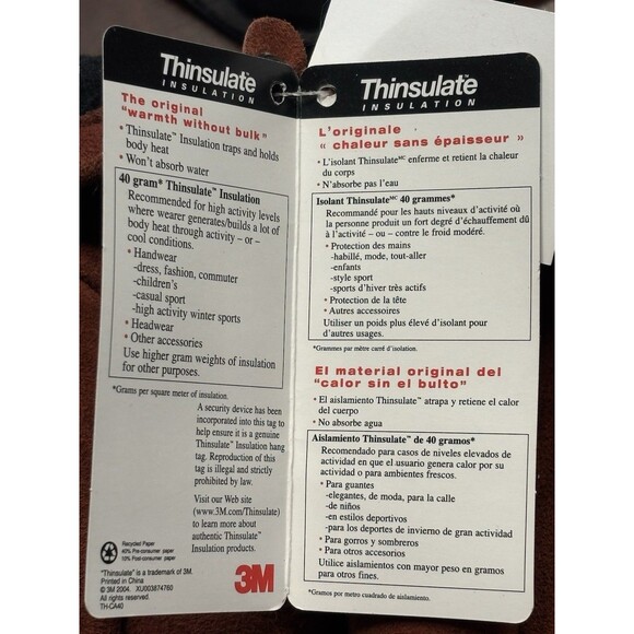 Vintage Etienne Aigner Brown Tan Suede Leather Women’s Gloves Sz Large - Picture 6 of 6